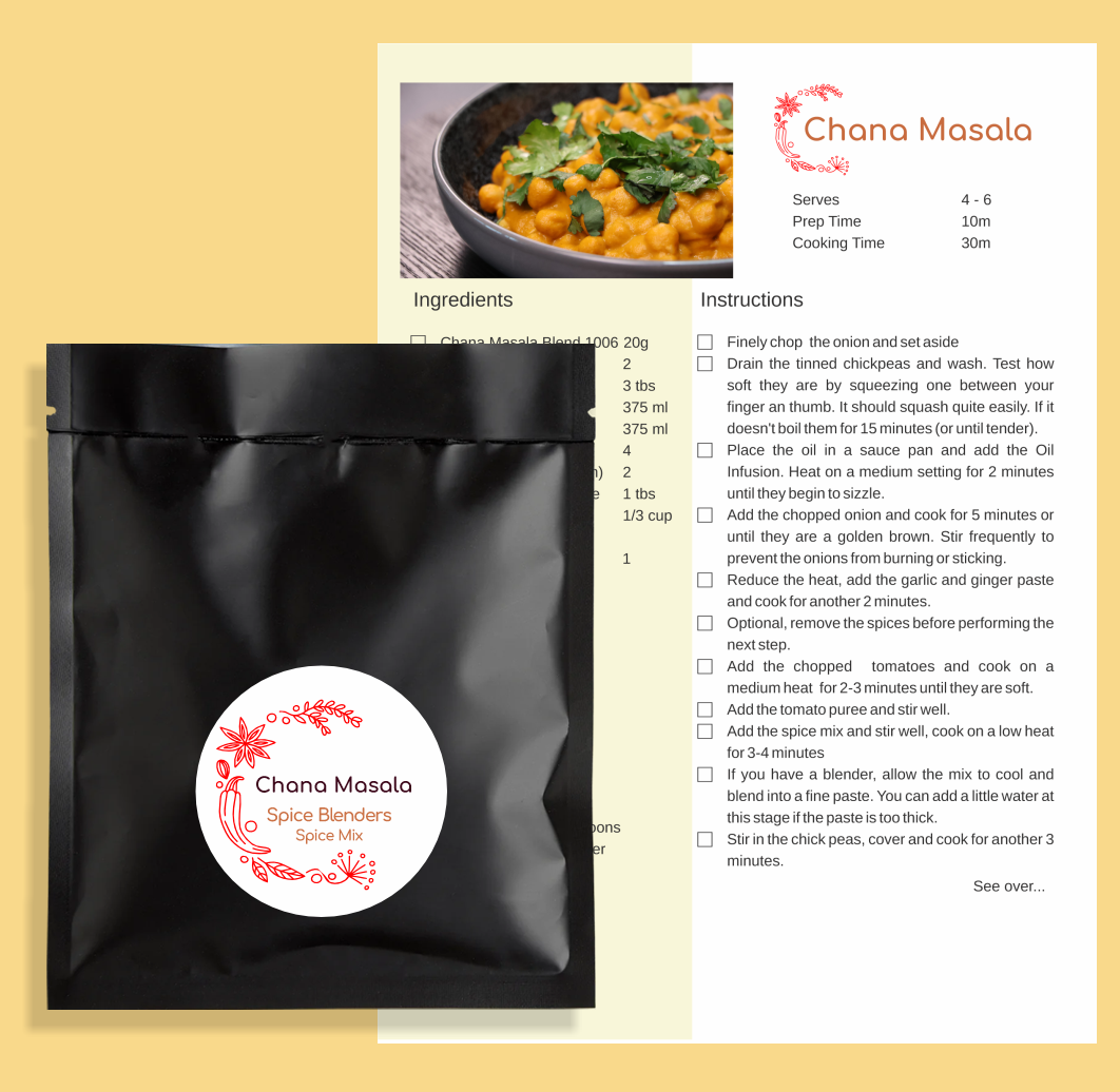 Chana Masala (Chick Pea Masala)