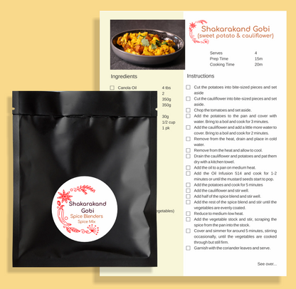 Shakarakand Gobi (Sweet Potato and Cauliflower)