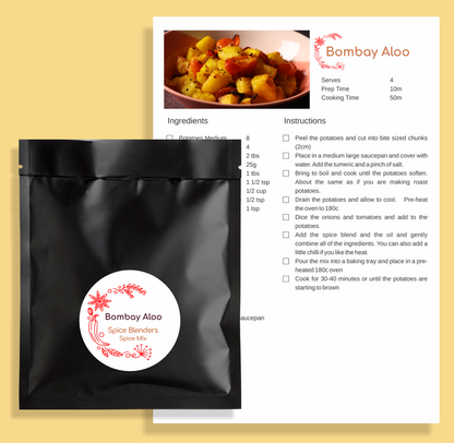 Picture of Spice mix and recipe card